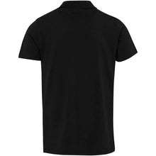 Load image into Gallery viewer, Graphite 180 g/m² short sleeve unisex OCS organic polo — Black (back)