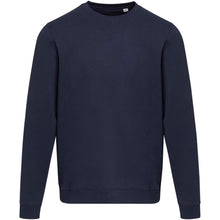 Load image into Gallery viewer, Jasper 280 g/m² OCS organic recycled unisex crewneck sweater  — Navy (front)