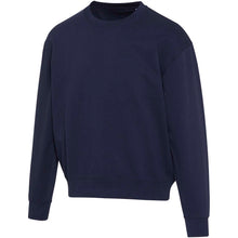 Load image into Gallery viewer, Boris 280 g/m2 unisex OCS organic oversized crewneck sweater — Navy