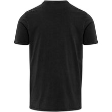 Load image into Gallery viewer, Nanaimo 160 g/m2 short sleeve washed men's t-shirt — Black (back)