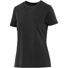 Load image into Gallery viewer, Nanaimo 160 g/m2 short sleeve washed women's t-shirt — Black