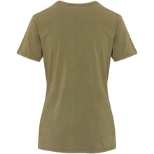 Load image into Gallery viewer, Nanaimo 160 g/m2 short sleeve washed women's t-shirt — Forest Green (back)