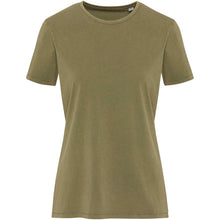 Load image into Gallery viewer, Nanaimo 160 g/m2 short sleeve washed women's t-shirt — Forest Green (front)