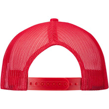 Load image into Gallery viewer, Drift Snapback 260 g/m2 6 panel cap — Red (back)