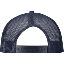 Load image into Gallery viewer, Drift Snapback 260 g/m2 6 panel cap — Navy (back)