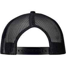 Load image into Gallery viewer, Drift Snapback 260 g/m2 6 panel cap — Black (back)