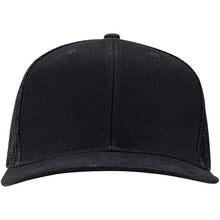 Load image into Gallery viewer, Drift Snapback 260 g/m2 6 panel cap — Black (front)