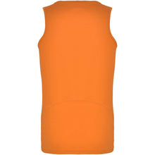 Load image into Gallery viewer, Andre 140 g/m² kids sports vest — Fluor Orange (back)