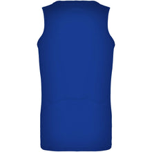 Load image into Gallery viewer, Andre 140 g/m² kids sports vest — Royal blue (back)