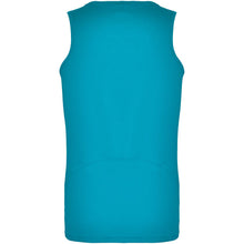 Load image into Gallery viewer, Andre 140 g/m² kids sports vest — Turquoise (back)