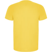 Load image into Gallery viewer, Imola 135 g/m² short sleeve kids sports t-shirt — Yellow (back)