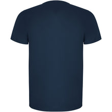 Load image into Gallery viewer, Imola 135 g/m² short sleeve kids sports t-shirt — Navy Blue (back)