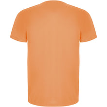 Load image into Gallery viewer, Imola 135 g/m² short sleeve kids sports t-shirt — Fluor Orange (back)