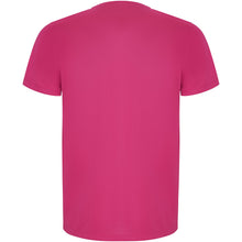Load image into Gallery viewer, Imola 135 g/m² short sleeve kids sports t-shirt — Pink Fluor (back)