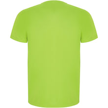 Load image into Gallery viewer, Imola 135 g/m² short sleeve kids sports t-shirt — Fluor Green (back)