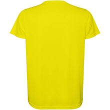 Load image into Gallery viewer, Estoril 125 g/m² short sleeve kids t-shirt — Fluor Yellow (back)