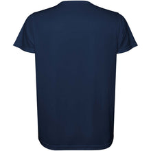 Load image into Gallery viewer, Estoril 125 g/m² short sleeve kids t-shirt — Navy Blue (back)