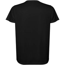 Load image into Gallery viewer, Estoril 125 g/m² short sleeve kids t-shirt — Black (back)