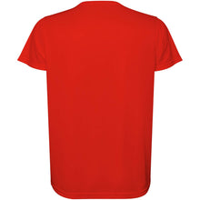 Load image into Gallery viewer, Estoril 125 g/m² short sleeve kids t-shirt — Red (back)