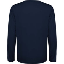 Load image into Gallery viewer, Estoril 125 g/m² long sleeve kids t-shirt — Navy Blue (back)