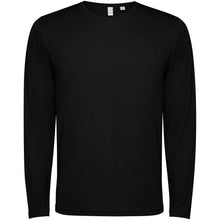 Load image into Gallery viewer, Estoril 125 g/m² long sleeve kids t-shirt — Black (front)