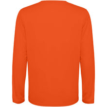 Load image into Gallery viewer, Estoril 125 g/m² long sleeve kids t-shirt — Fire orange (back)