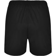 Load image into Gallery viewer, Player 140 g/m² kids sports shorts — Black (back)