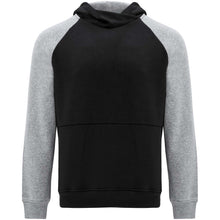 Load image into Gallery viewer, Badet 280 g/m² kids two-tone hoodie — Black / Heather grey