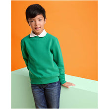 Load image into Gallery viewer, Clasica 280 g/m² kids crewneck sweater — lifestyle
