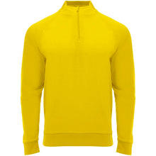 Load image into Gallery viewer, Epiro 200 g/m² long sleeve kids quarter zip sweatshirt — Yellow