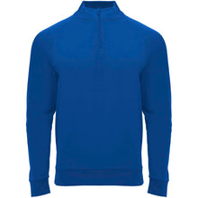 Load image into Gallery viewer, Epiro 200 g/m² long sleeve kids quarter zip sweatshirt — Royal blue