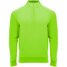 Load image into Gallery viewer, Epiro 200 g/m² long sleeve kids quarter zip sweatshirt — Fluor Green