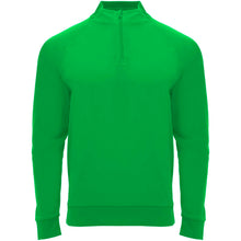 Load image into Gallery viewer, Epiro 200 g/m² long sleeve kids quarter zip sweatshirt — Fern green