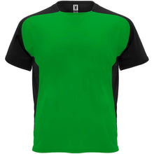Load image into Gallery viewer, Bugatti 140 g/m² short sleeve kids sports t-shirt — Fern green / White