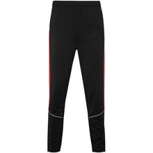 Load image into Gallery viewer, Evans 225 g/m² kids tracksuit — Black / Red (front)