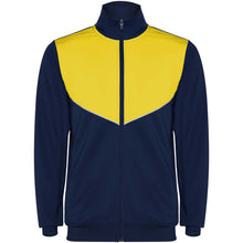 Load image into Gallery viewer, Evans 225 g/m² kids tracksuit — Navy Blue / Yellow