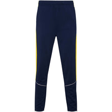 Load image into Gallery viewer, Evans 225 g/m² kids tracksuit — Navy Blue / Yellow (front)