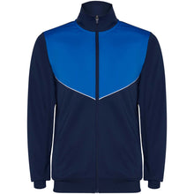 Load image into Gallery viewer, Evans 225 g/m² kids tracksuit — Navy Blue / Royal blue