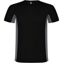 Load image into Gallery viewer, Shanghai short sleeve kids sports t-shirt — Black / Dark Lead