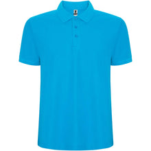 Load image into Gallery viewer, Pegaso Premium 220 g/m² short sleeve kids polo — Turquoise