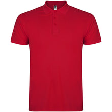 Load image into Gallery viewer, Star 200 g/m² short sleeve kids polo — Red