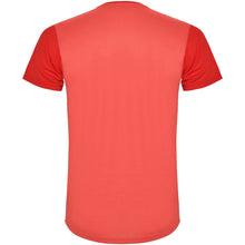 Load image into Gallery viewer, Detroit 130 g/m² short sleeve kids sports t-shirt — Red (back)