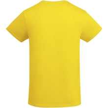 Load image into Gallery viewer, Breda 175 g/m² short sleeve organic cotton kids t-shirt — Yellow (back)