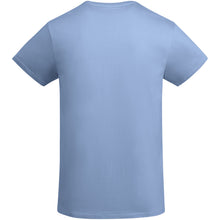 Load image into Gallery viewer, Breda 175 g/m² short sleeve organic cotton kids t-shirt — Sky blue (back)