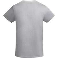 Load image into Gallery viewer, Breda 175 g/m² short sleeve organic cotton kids t-shirt — Marl Grey (back)