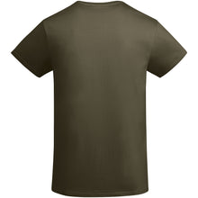 Load image into Gallery viewer, Breda 175 g/m² short sleeve organic cotton kids t-shirt — Militar Green (back)