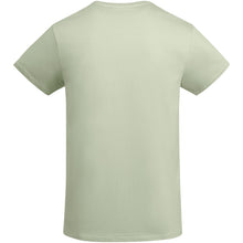Load image into Gallery viewer, Breda 175 g/m² short sleeve organic cotton kids t-shirt — Mist Green (back)