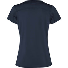 Load image into Gallery viewer, Slam 100 g/m² short sleeve women's sports t-shirt — Navy Blue (back)