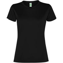 Load image into Gallery viewer, Slam 100 g/m² short sleeve women's sports t-shirt — Black