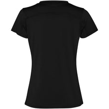 Load image into Gallery viewer, Slam 100 g/m² short sleeve women's sports t-shirt — Black (back)